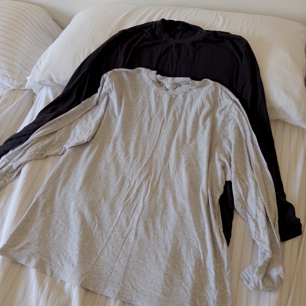 SKIMS Long Sleeve Boyfriend Tees